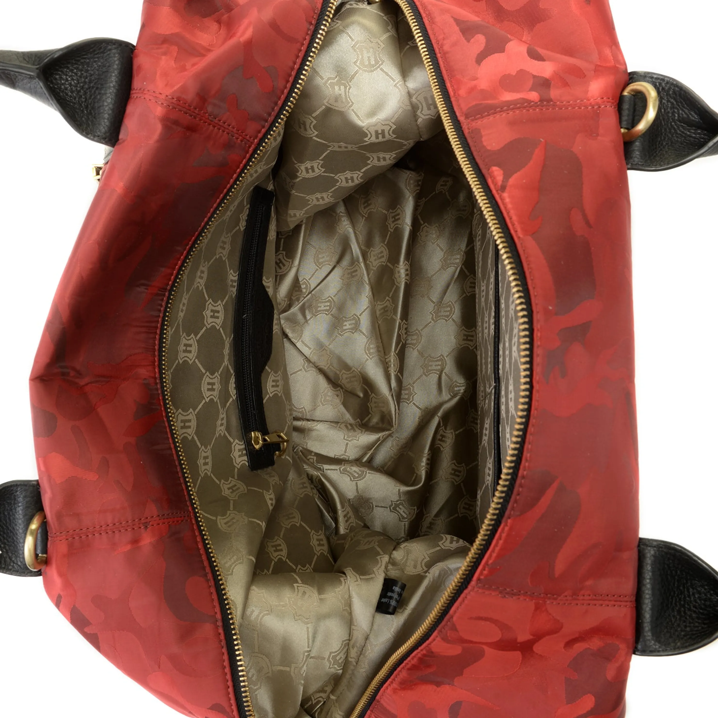 New Chelsea Leather Trimmed Nylon Duffel Bag & Removable Pouch Duffels