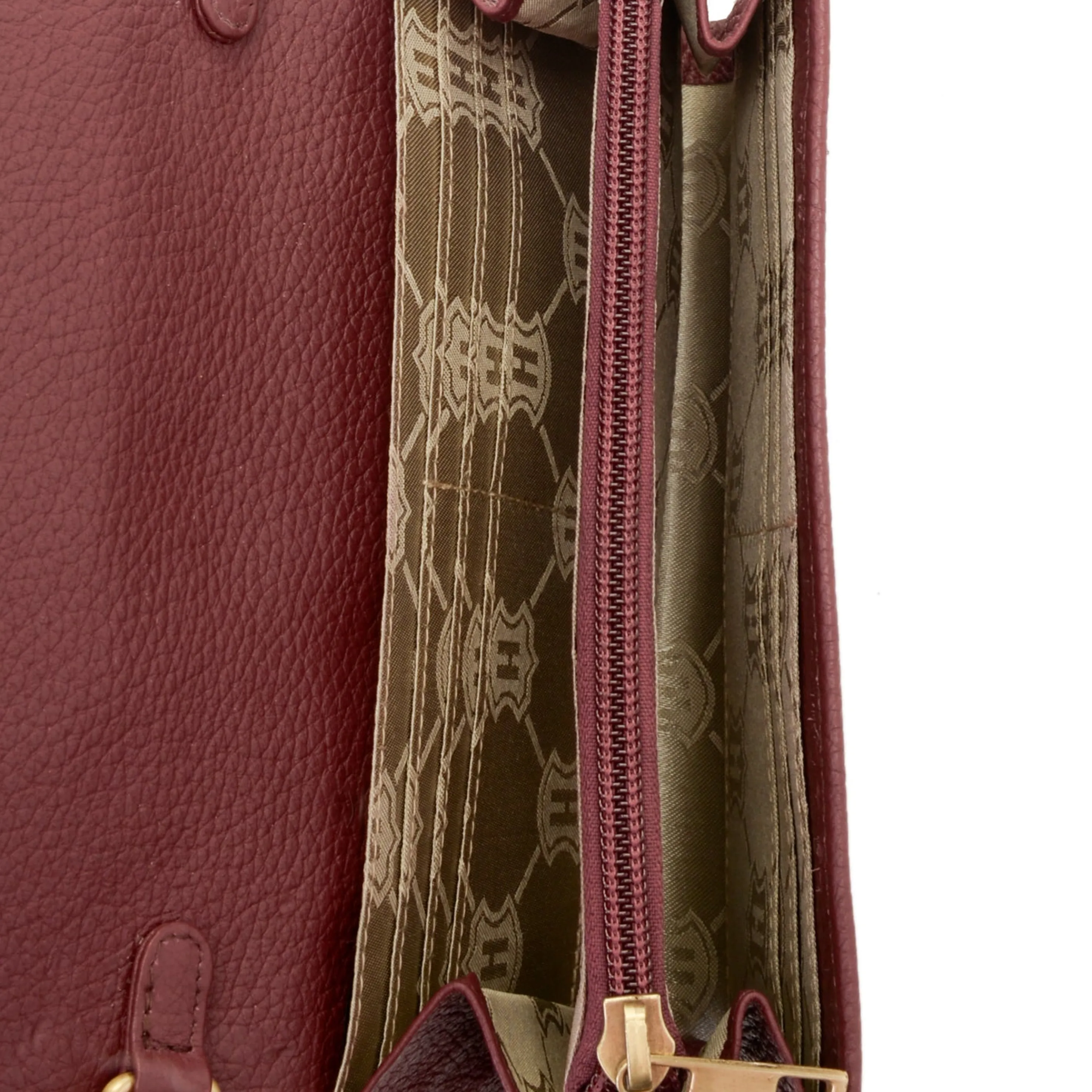 Online Crest Leather Rfid Crossbody Wallet Pouches & Wallets