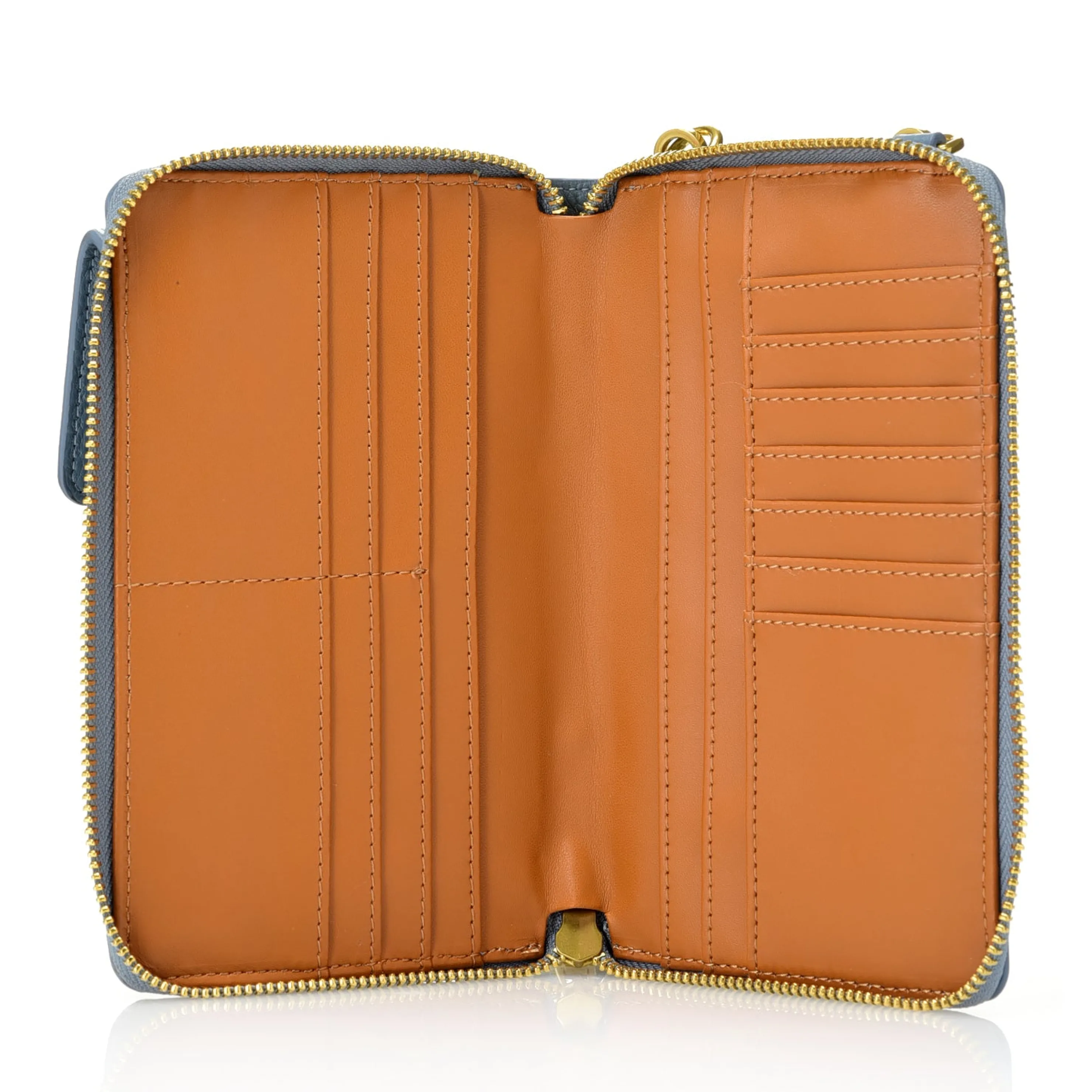 Outlet Leah Perforated Leather Phone Case Crossbody Pouches & Wallets