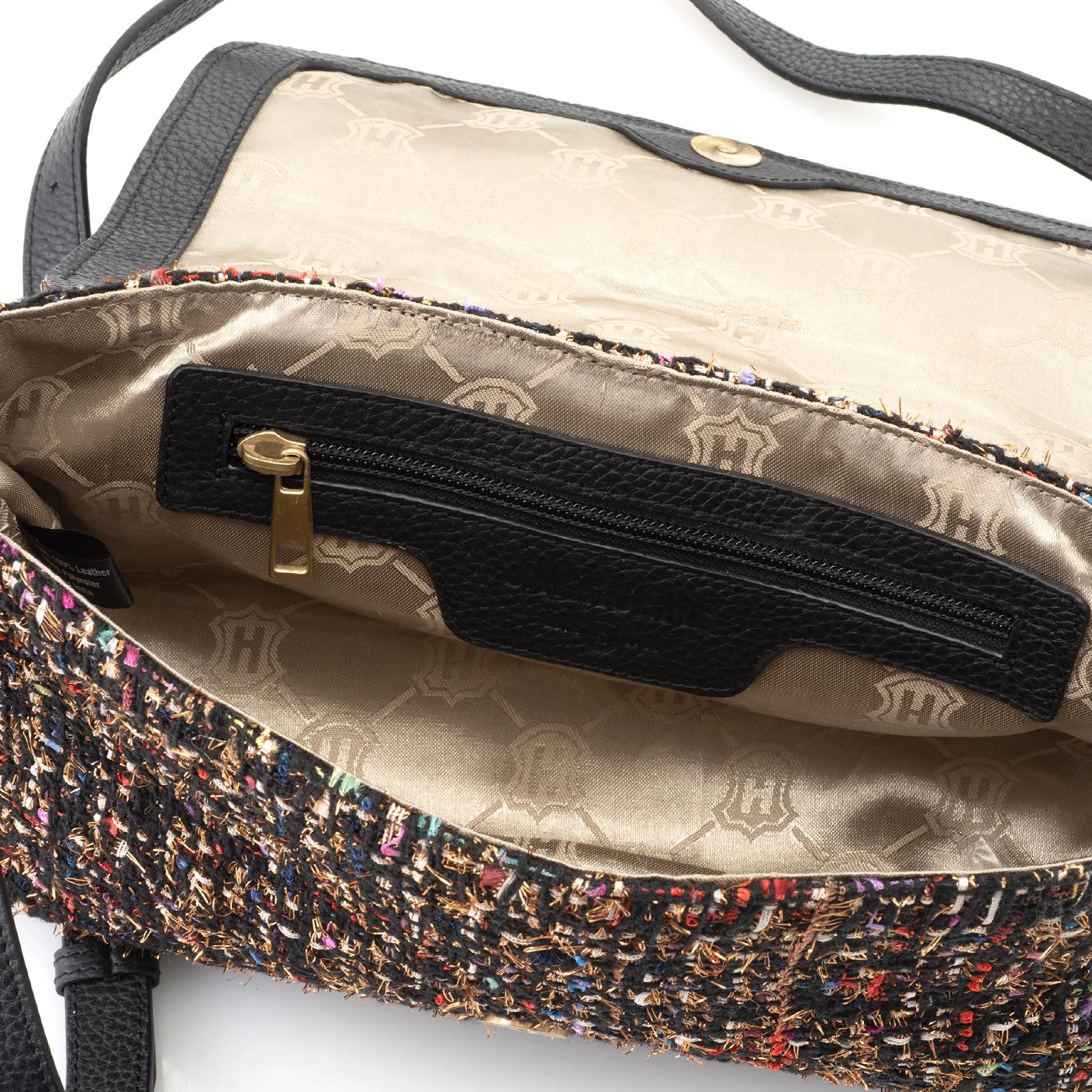 Clearance Maureen Tweed & Leather Crossbody Crossbody