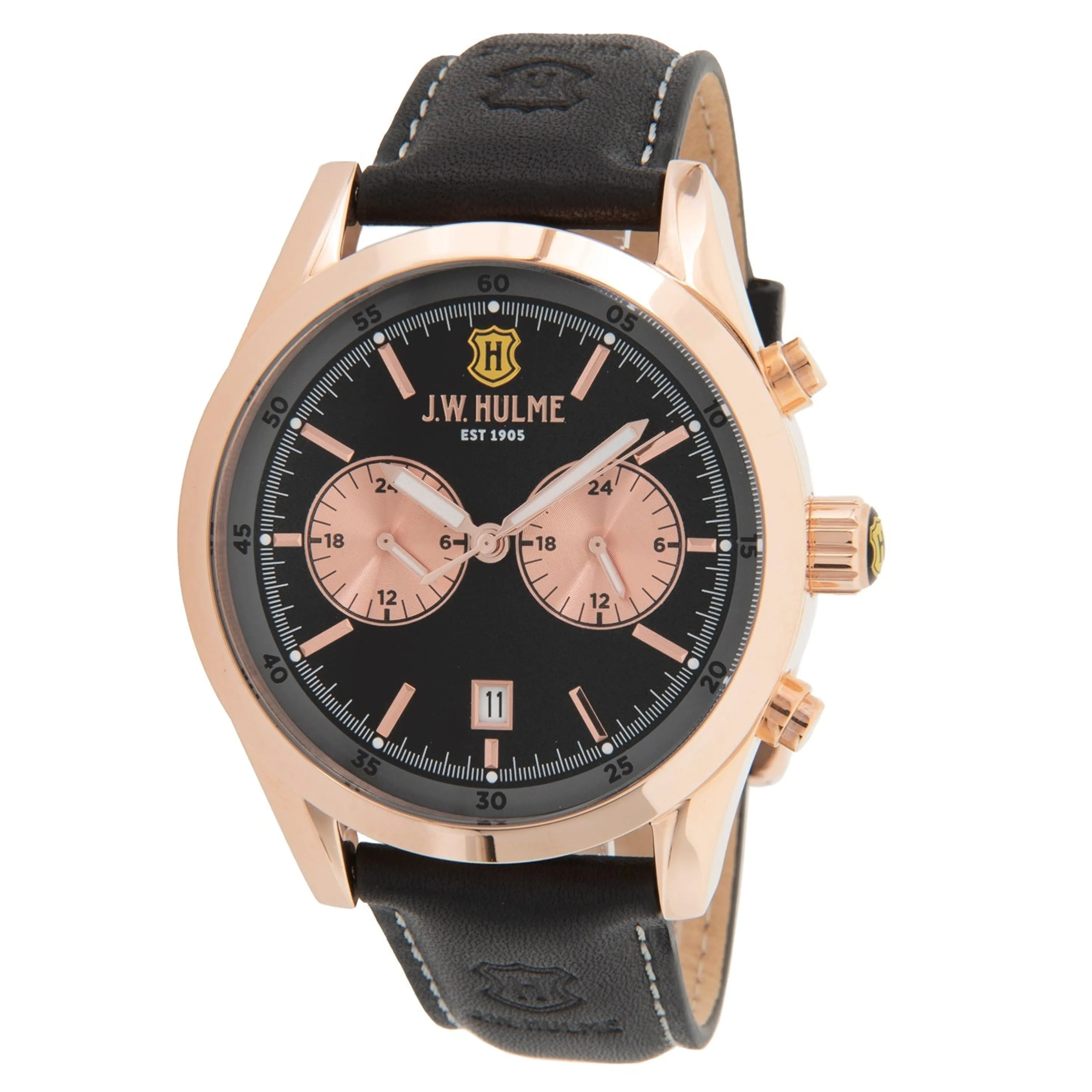 Hot 44Mm Quartz Leather Strap Watch Men's Watches