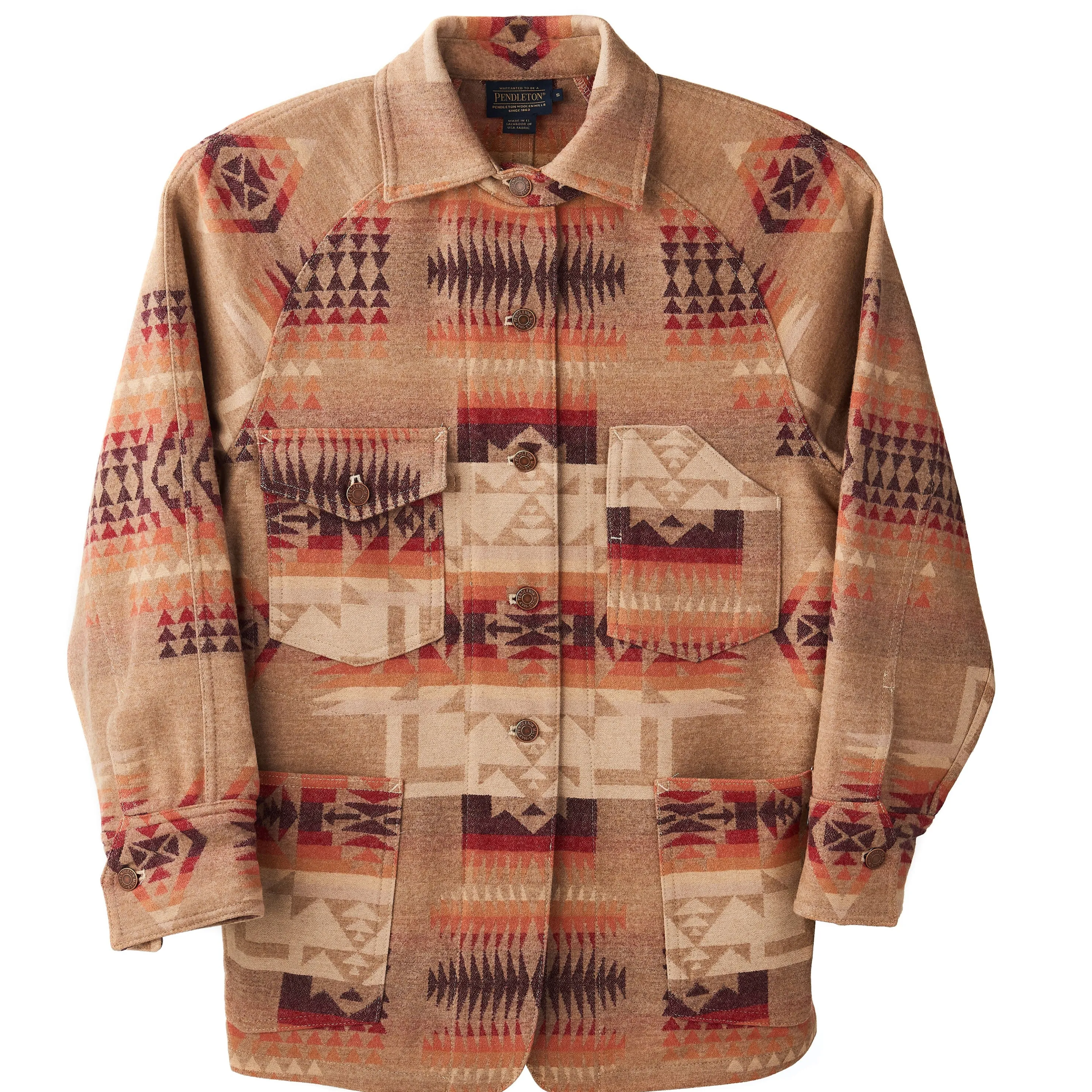 Online Pendleton Vintage Wool Work Jacket Women Tops