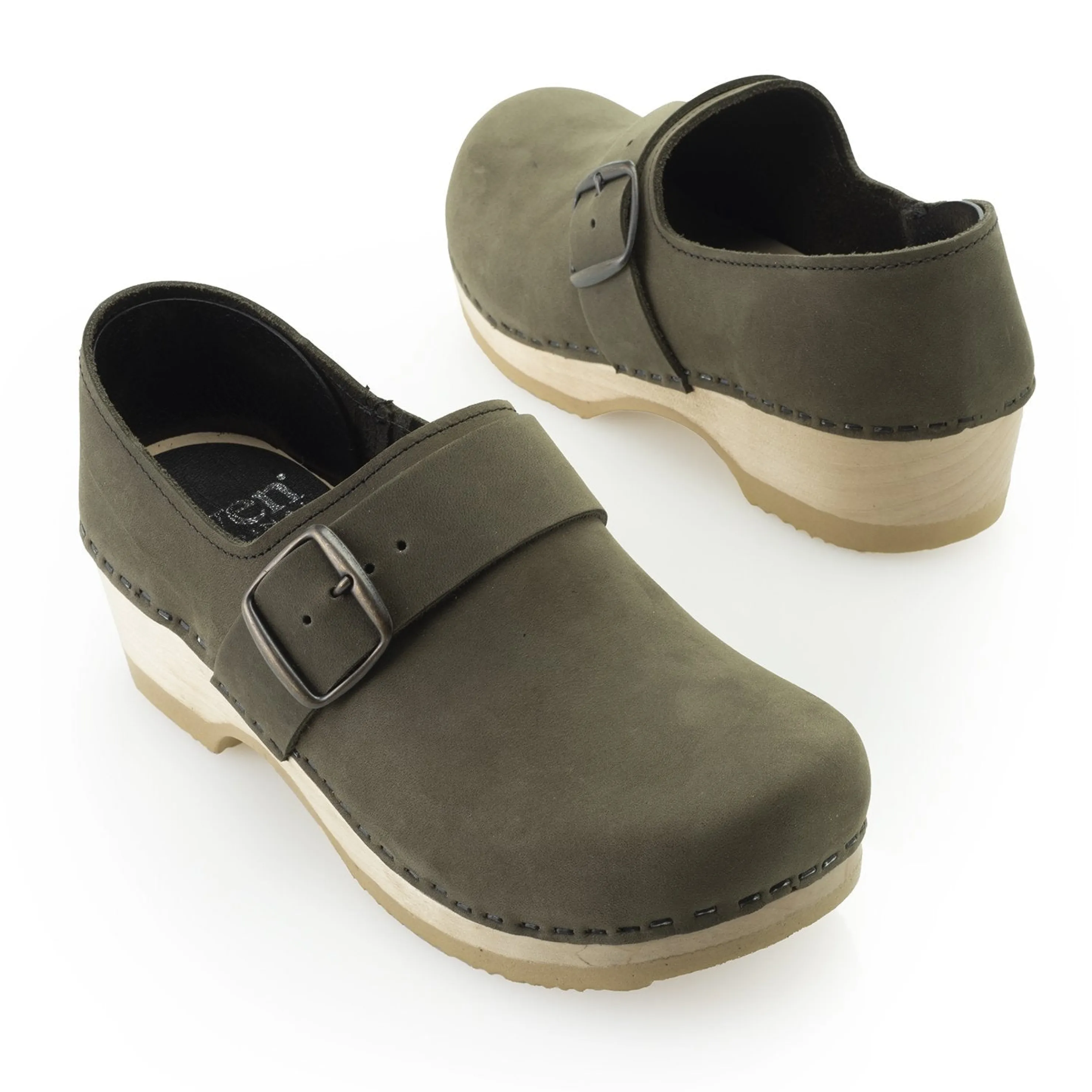 Clearance Sven Clogs Closed Back Large Buckle Women's Women Footwear